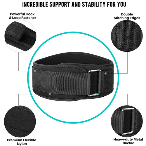 Pro Weightlifting Belt — Adjustable Lumbar Support for Gym & Training | ISKO FIT