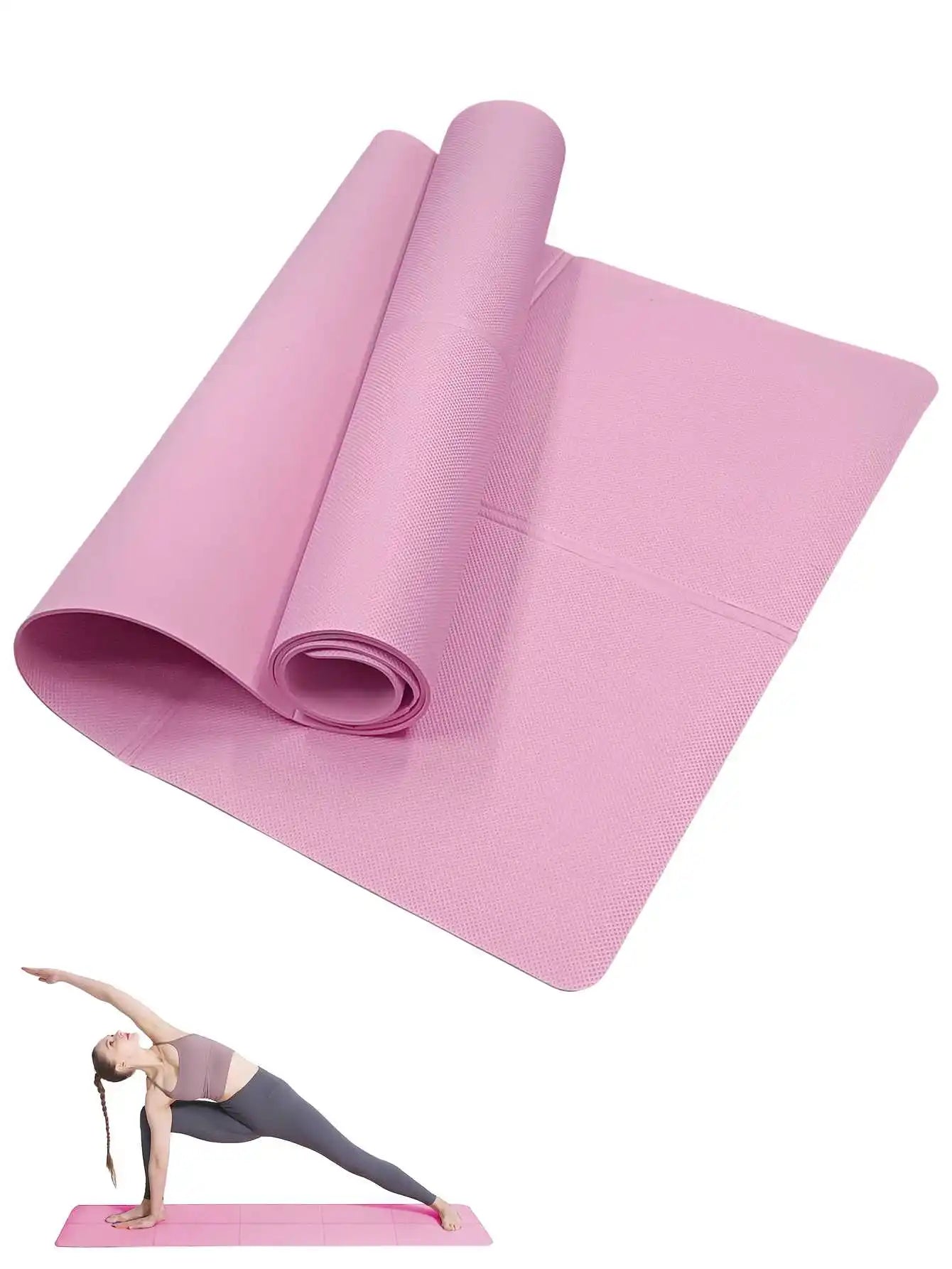 Non-Slip Yoga Mat — Extra Thick & Cushioned for Women | ISKO FIT