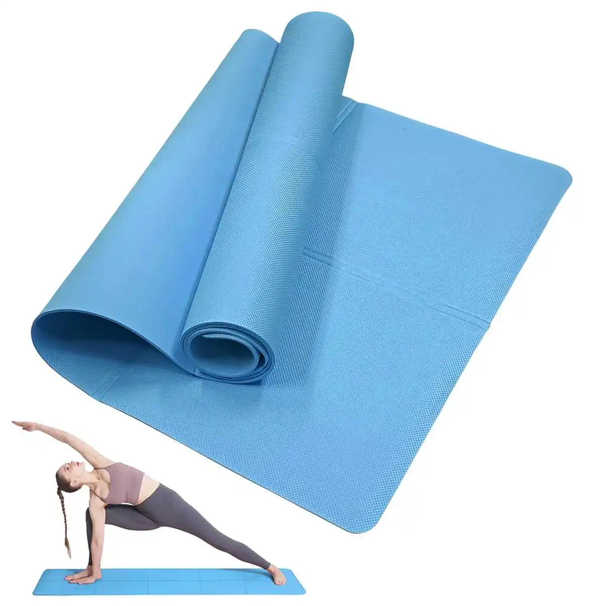 Non-Slip Yoga Mat — Extra Thick & Cushioned for Women | ISKO FIT