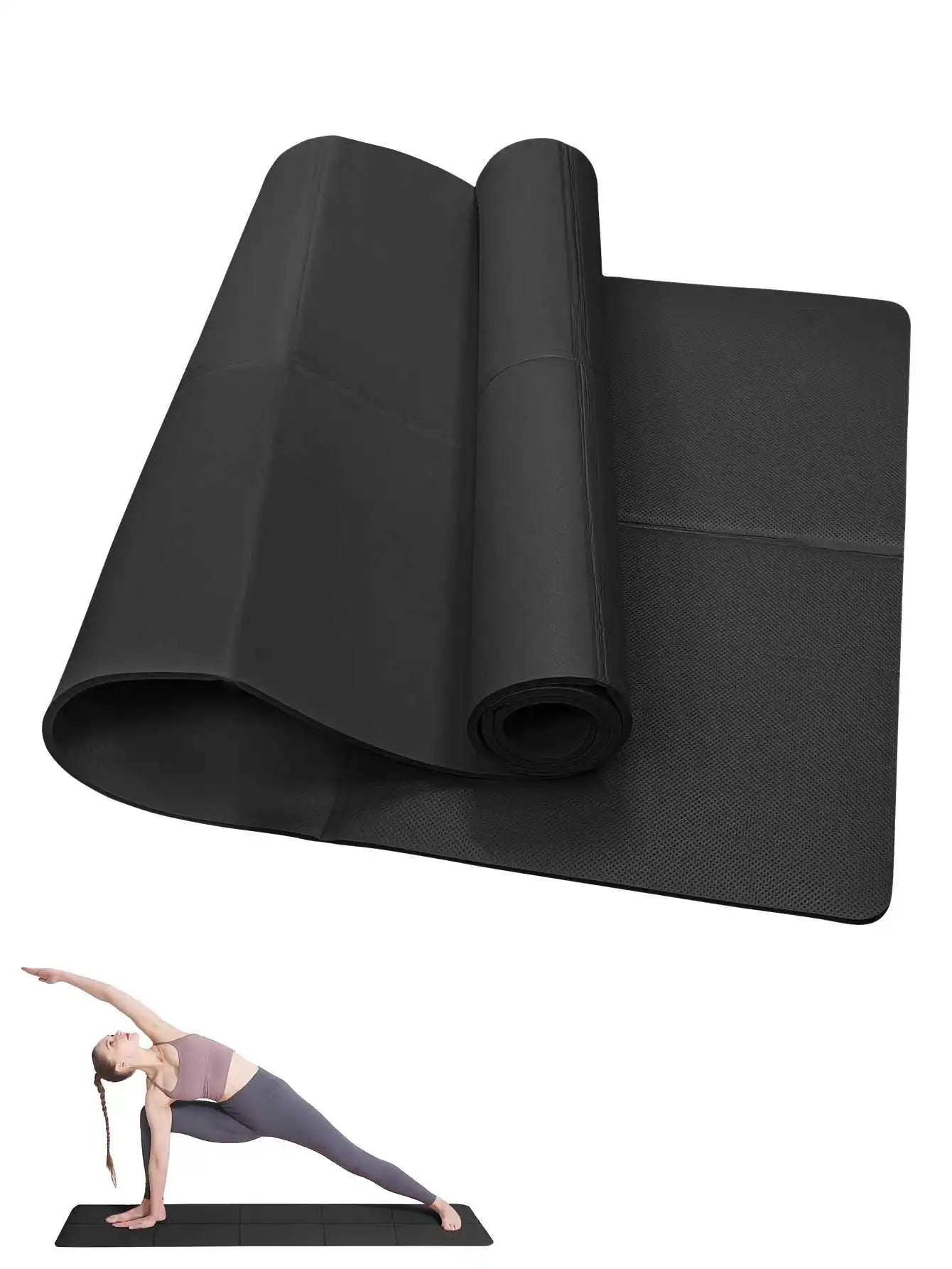 Non-Slip Yoga Mat — Extra Thick & Cushioned for Women | ISKO FIT