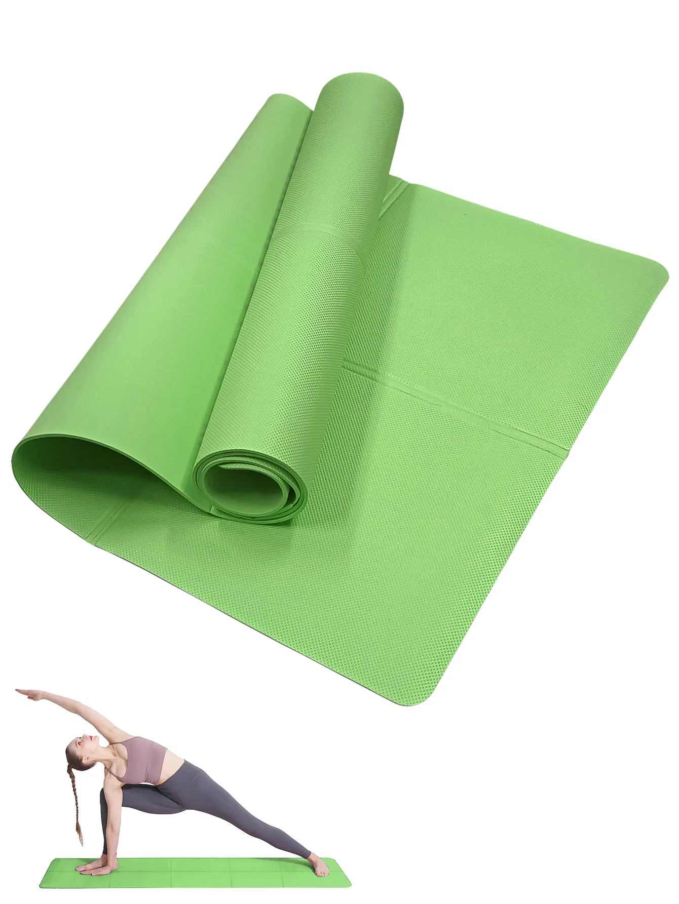 Non-Slip Yoga Mat — Extra Thick & Cushioned for Women | ISKO FIT